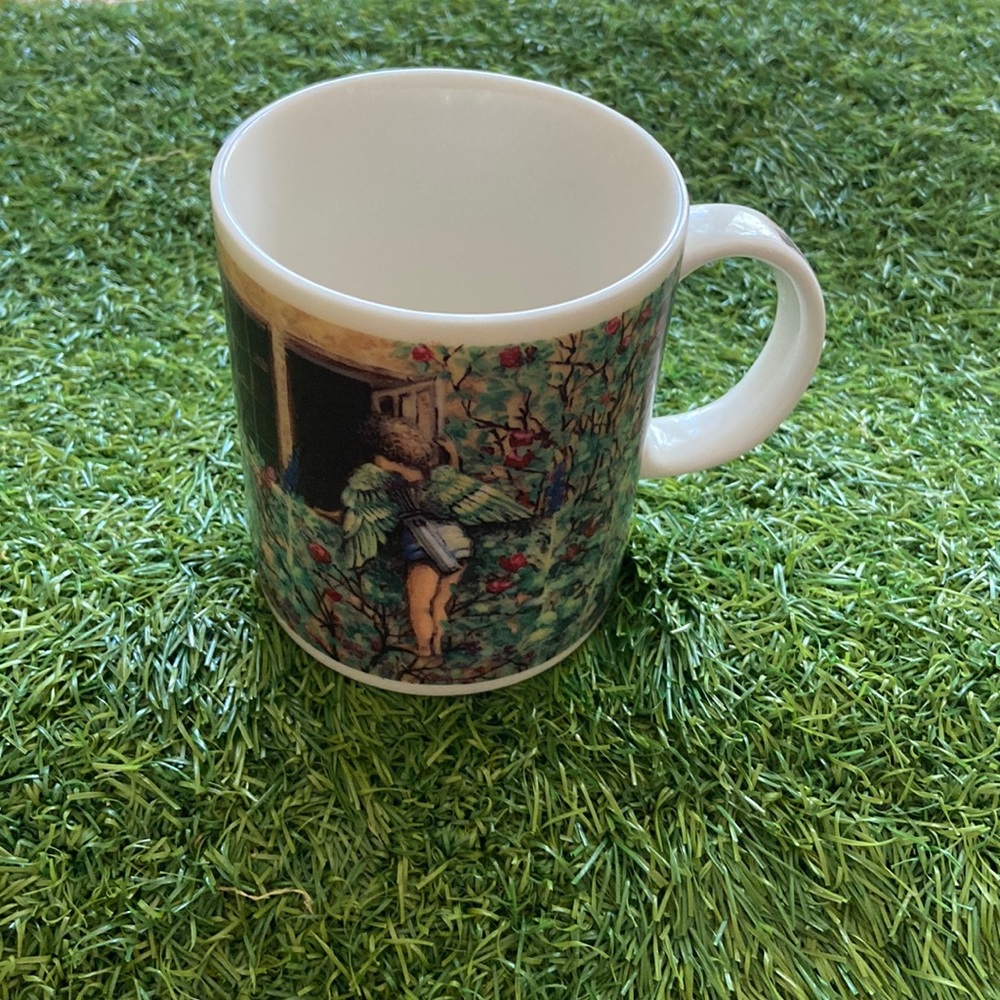 Vintage Starbucks Angels Looking in Windows Mug